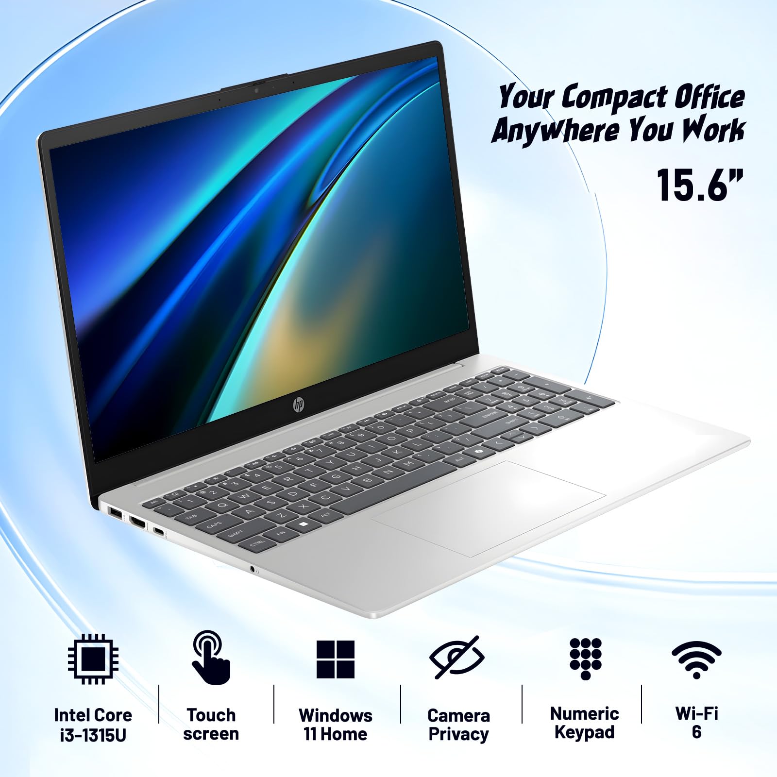 Windows11 10世代i3 16GB 256GB+1TB HP HP 15.6